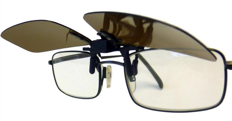 Clip on solbriller til briller