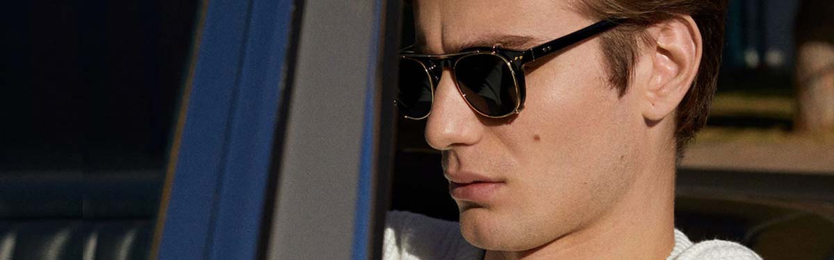 Clip on solbriller til at sætte på briller