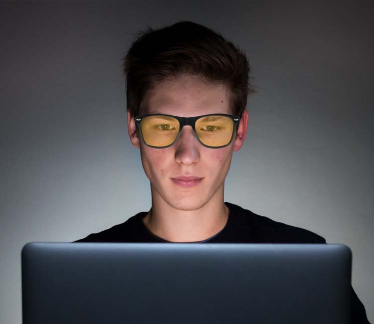 Flotte gaming briller uden styrke til ham og hende