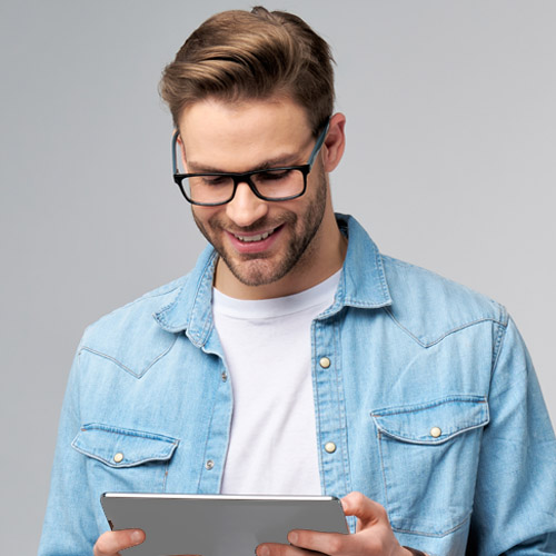 Blue light med styrke