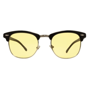 Gamerbriller med gule glas til computerbrug