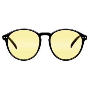 Computer briller til gaming med gule linser