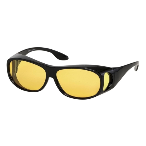 Fit-over briller til kørsel i mørke sættes uden på egne briller