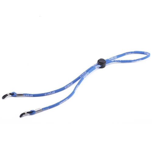 Brillesnor velegnet til sport i elastisk bomuld i blå