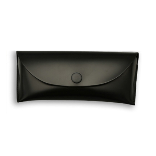 Blank sort etui i P.U. læder