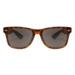 Klassisk wayfarer solbrille med styrke plus i unisex model